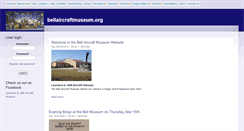 Desktop Screenshot of bellaircraftmuseum.org